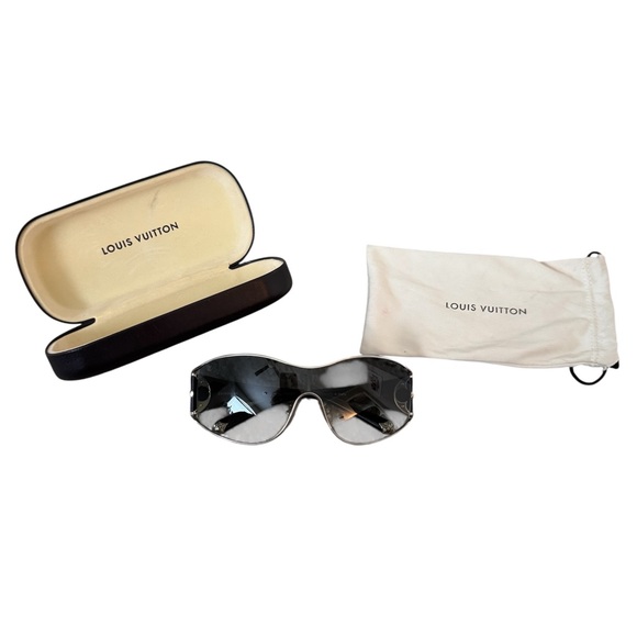 Authentic Louis Vuitton Jasmine Sunglasses - Never Worn - Black Glitter, Rare - Picture 1 of 11